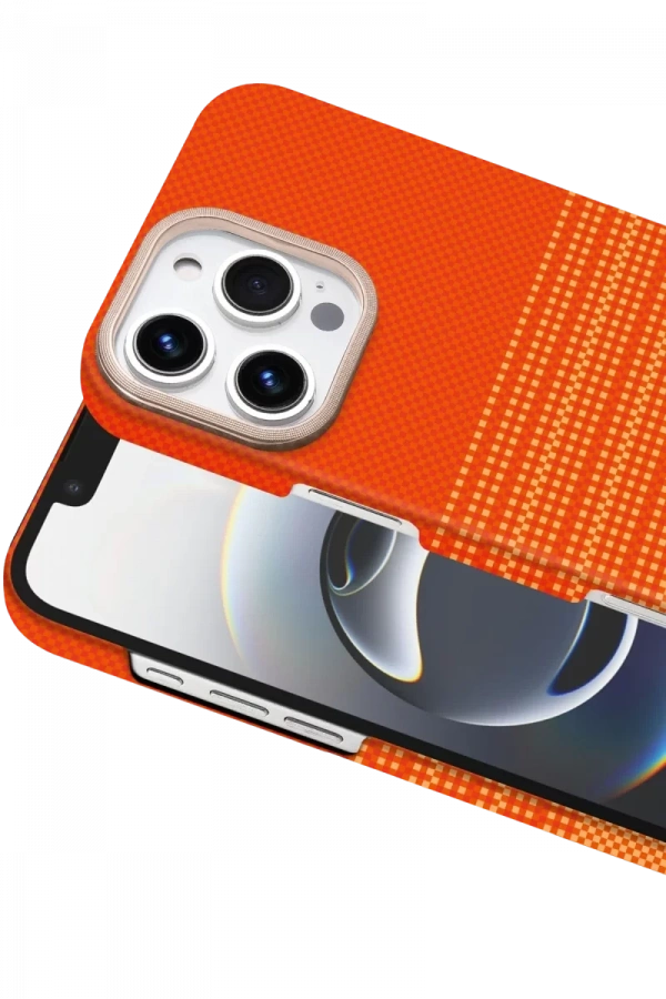 Apple iPhone 16 Pro Max Vega Magsafe Kapak - Turuncu