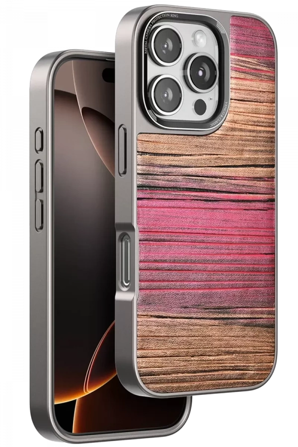 Apple iPhone 16 Pro Wave Kapak - Pembe