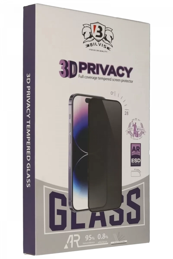 Apple iPhone 16E Bilvis 3D Hayalet Cam Ekran Koruyucu