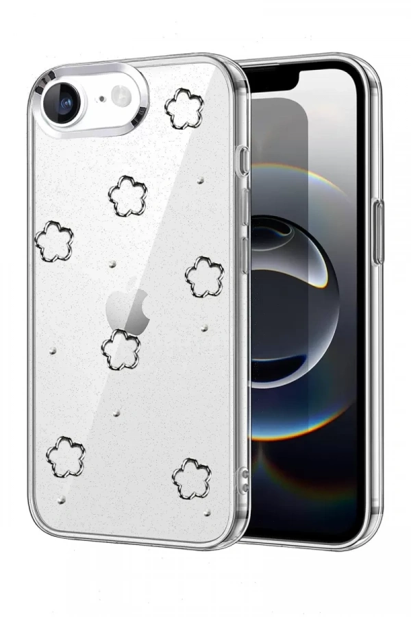 Apple iPhone 16E Fiyonk Desenli Kapak - Desen 2
