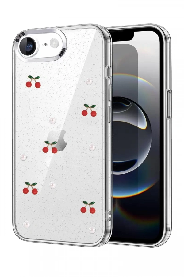 Apple iPhone 16E Fiyonk Desenli Kapak - Desen 9