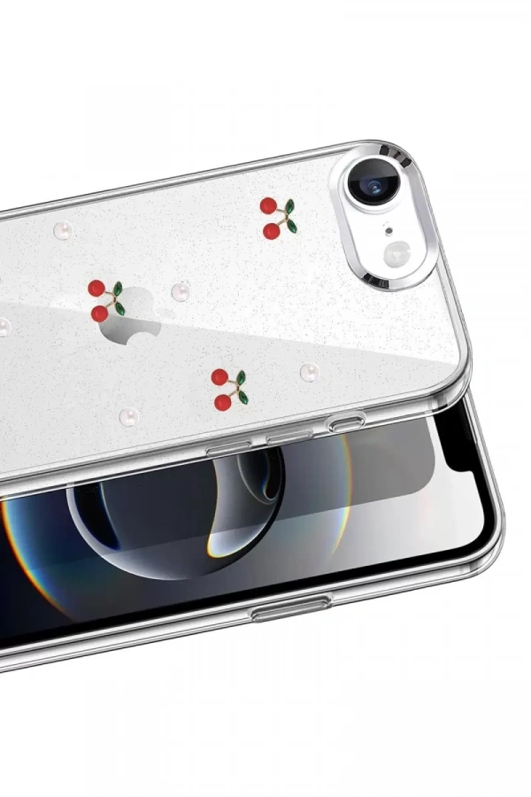 Apple iPhone 16E Fiyonk Desenli Kapak - Desen 9