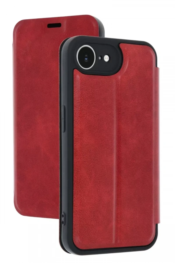 Apple iPhone 16E Kılıf Flip Cover - Kırmızı