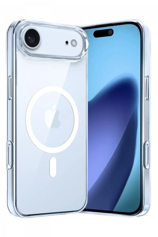 Apple iPhone 17 Air Combo Sert Şeffaf Magsafe Kapak - Şeffaf