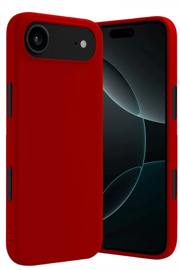 Apple iPhone 17 Air First Silikon - Kırmızı