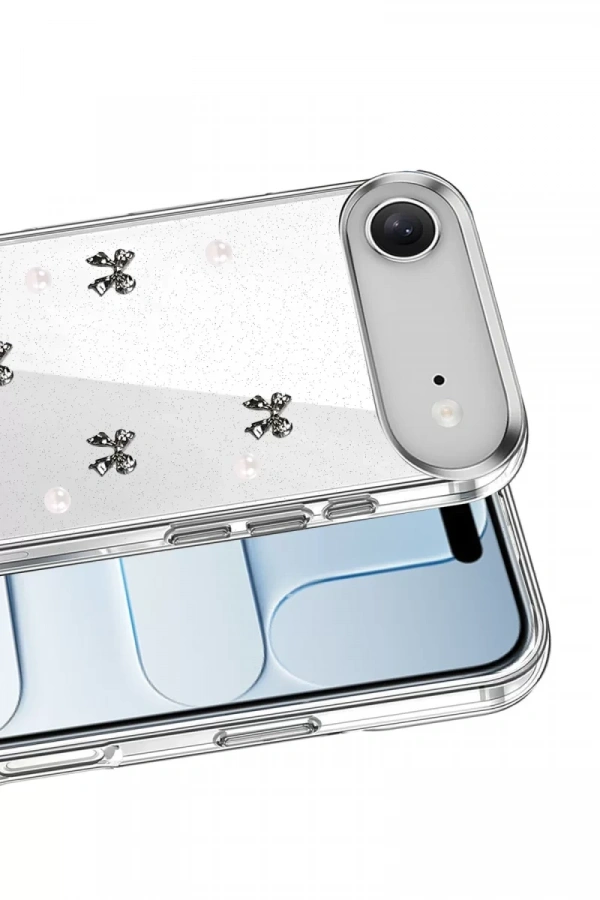 Apple iPhone 17 Air Fiyonk Desenli Kapak - Desen 8