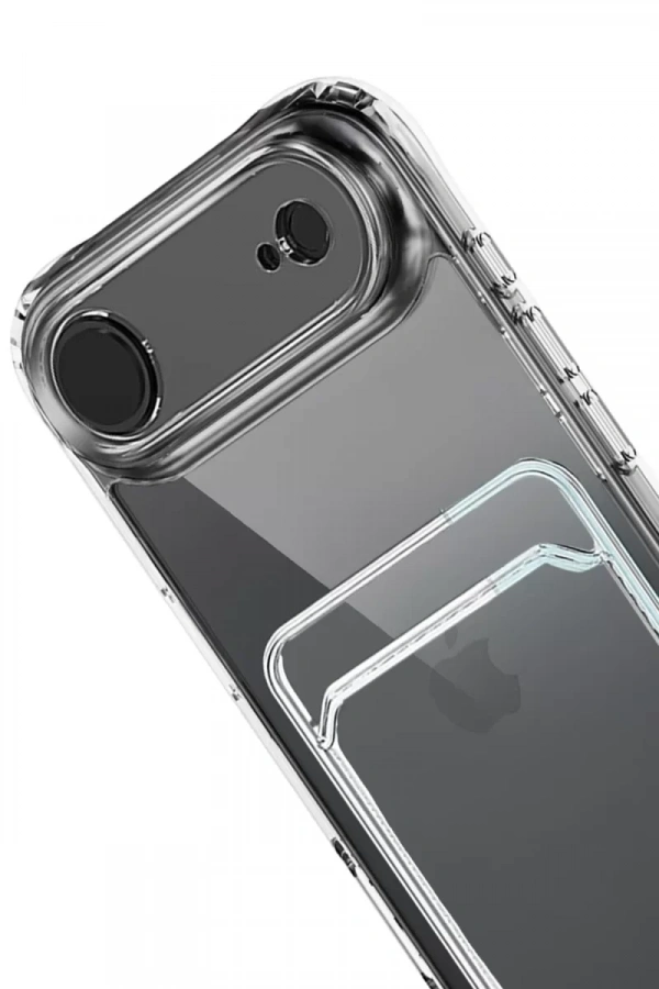 Apple iPhone 17 Air Kart Şeffaf Silikon - Şeffaf
