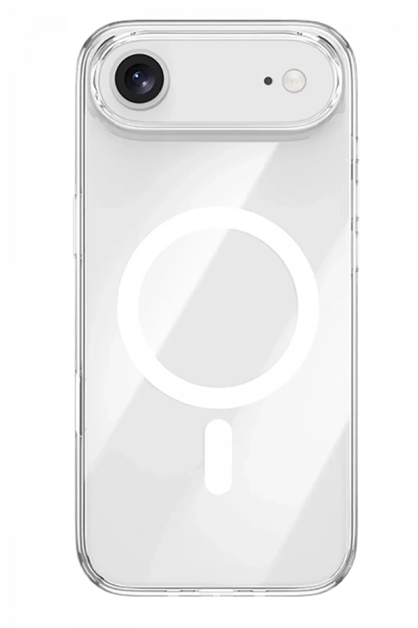 Apple iPhone 17 Air Kılıf Pc Real Magsafe Kapak - Şeffaf