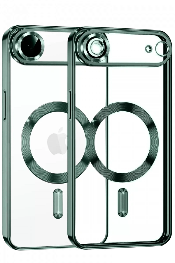 Apple iPhone 17 Air Kross Magneticsafe Kapak - Koyu Yeşil