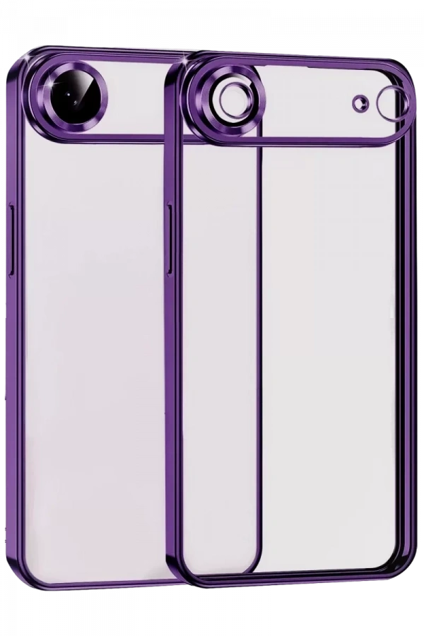 Apple iPhone 17 Air Lensli Silikon - Açık Mor