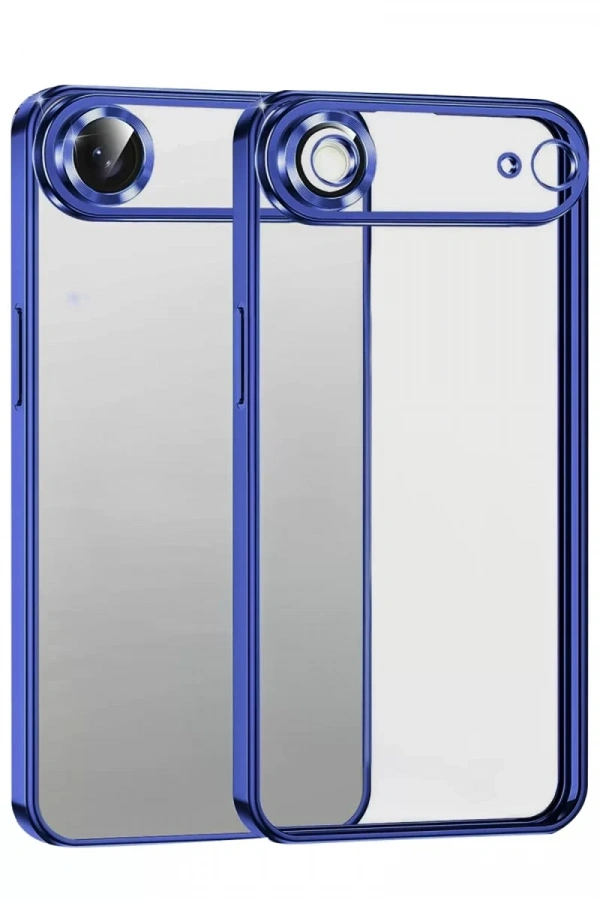 Apple iPhone 17 Air Lensli Silikon - Lacivert