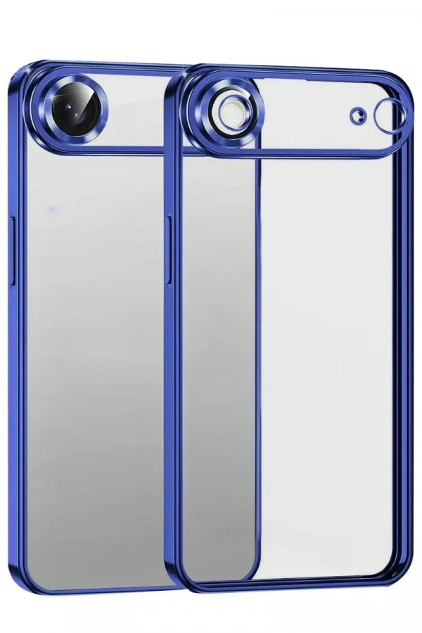 Apple iPhone 17 Air Lensli Silikon - Lacivert