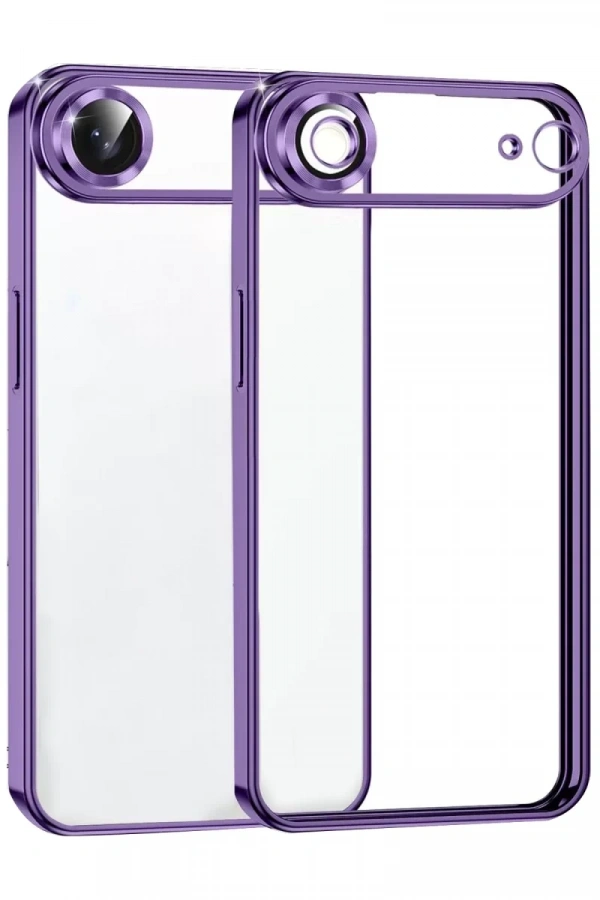 Apple iPhone 17 Air Lensli Silikon - Mor