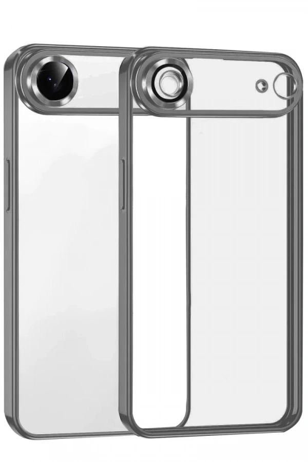 Apple iPhone 17 Air Lensli Silikon - Titan Gri