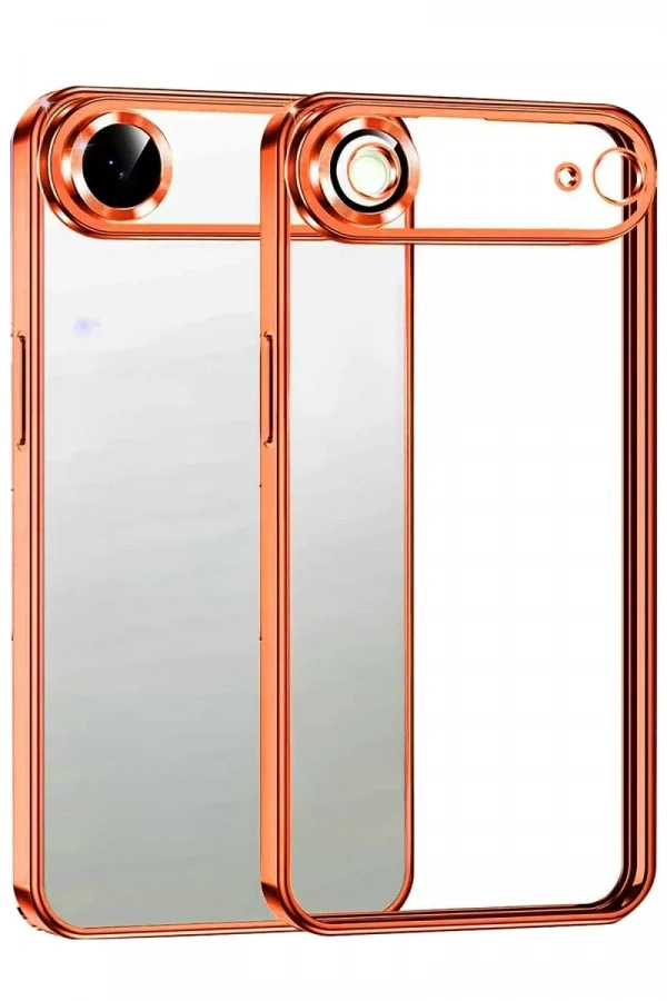 Apple iPhone 17 Air Lensli Silikon - Turuncu