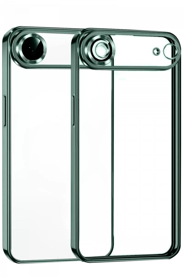 Apple iPhone 17 Air Lensli Silikon - Yeşil