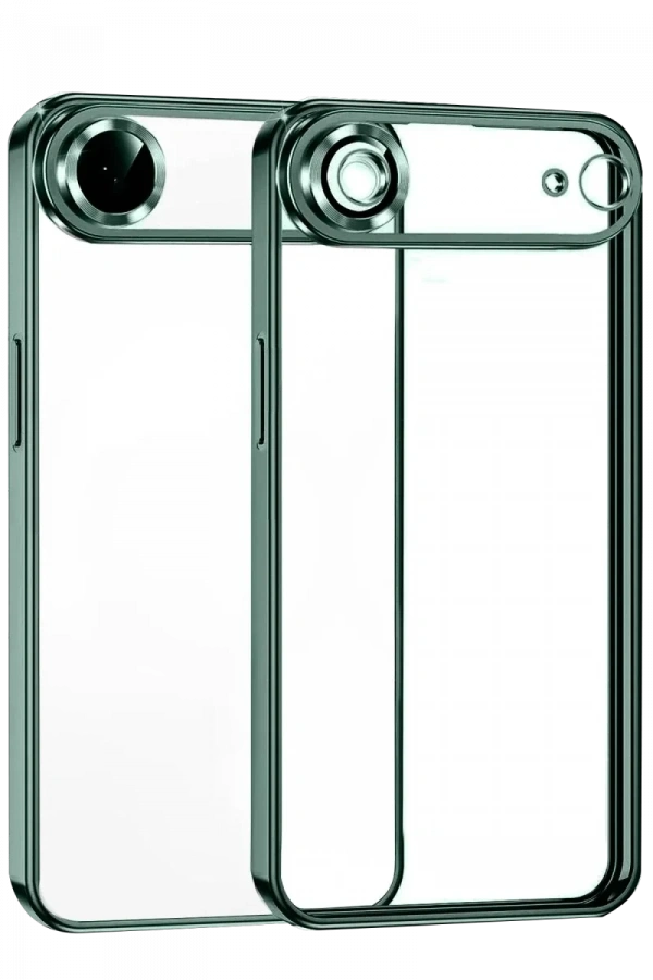 Apple iPhone 17 Air Lensli Silikon - Yeşil