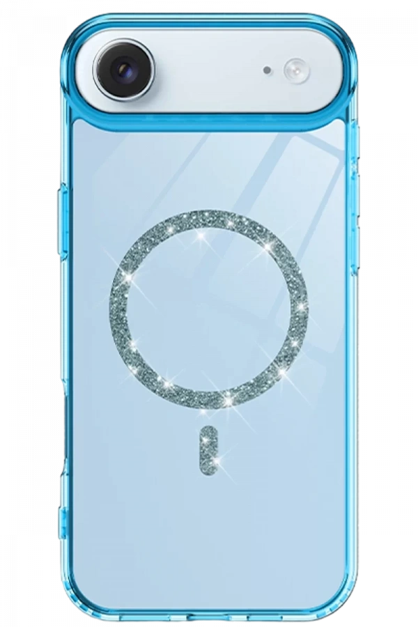 Apple iPhone 17 Air Live Diamond Magsafe Kapak - Mavi