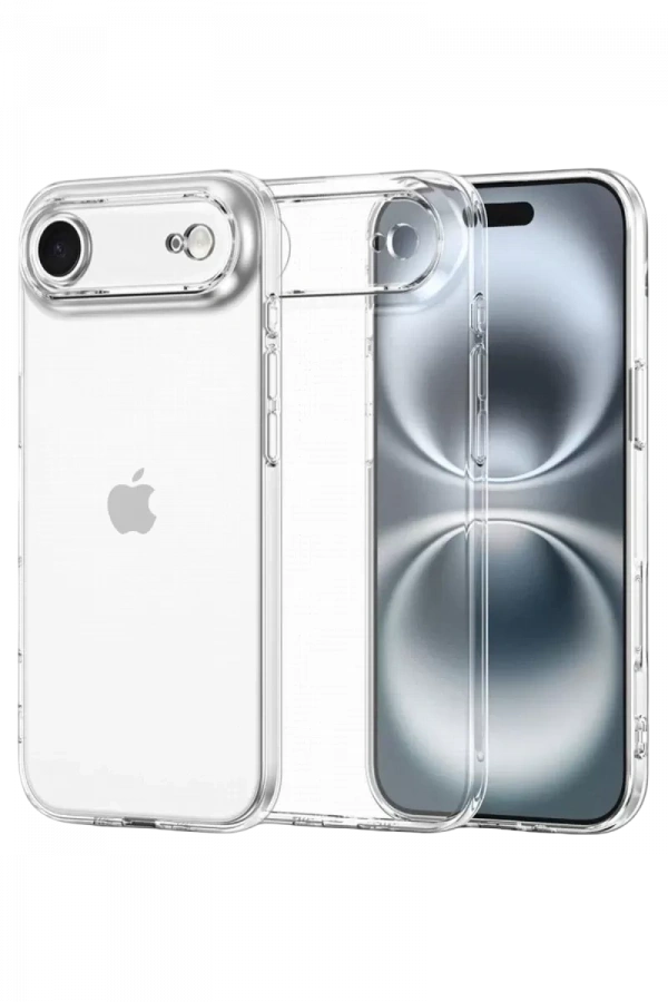 Apple iPhone 17 Air Lüx Şeffaf Silikon - Şeffaf