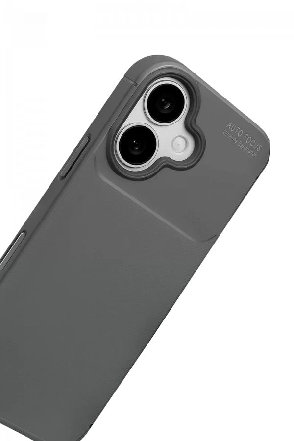 Apple iPhone 17 Auto Focus Karbon Kapak - Gri