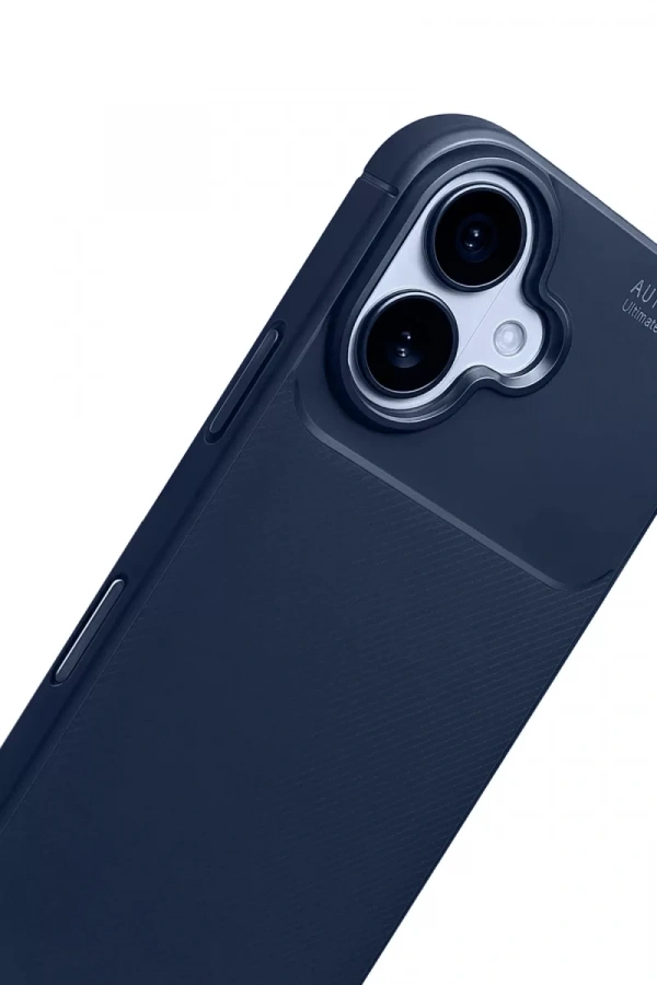 Apple iPhone 17 Auto Focus Karbon Kapak - Lacivert