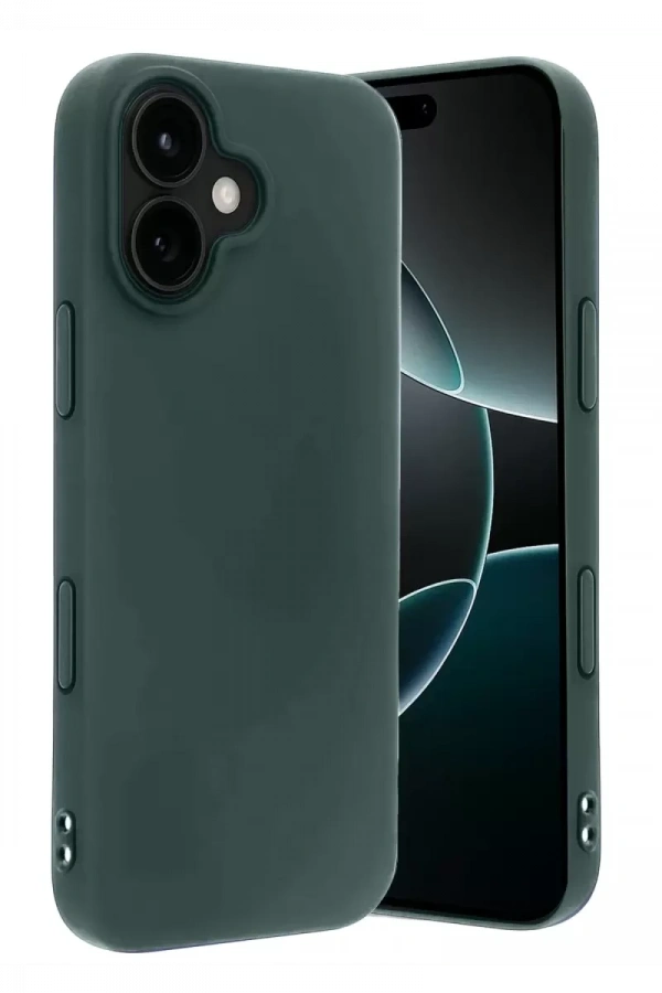 Apple iPhone 17 First Silikon - Koyu Yeşil