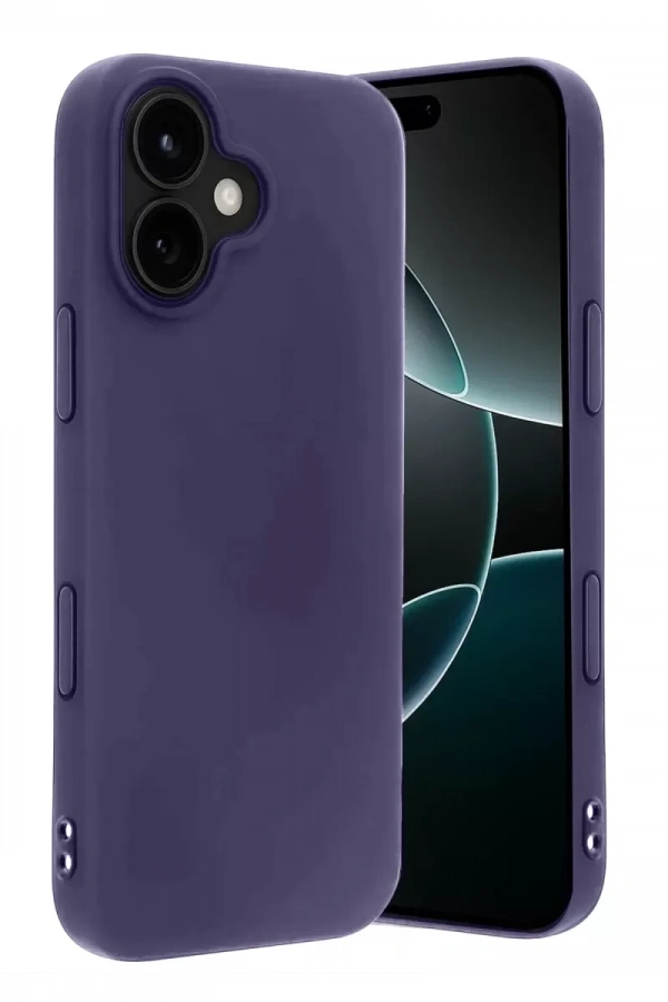 Apple iPhone 17 First Silikon - Mürdüm