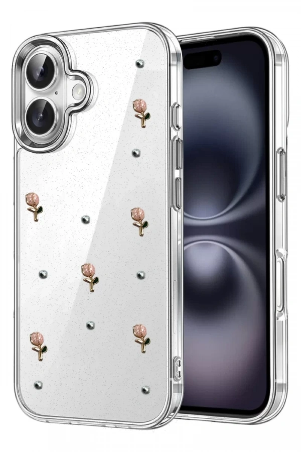 Apple iPhone 17 Fiyonk Desenli Kapak - Desen 6