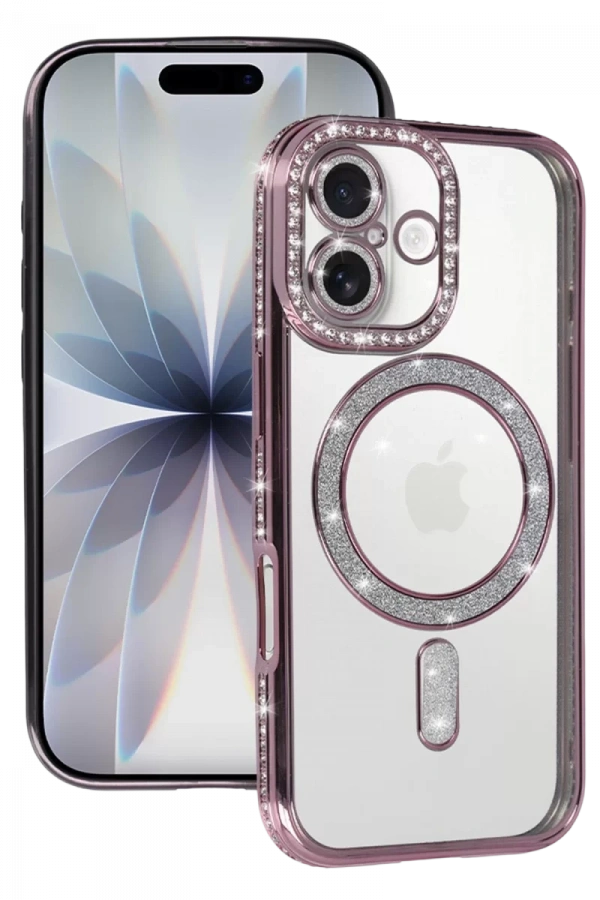 Apple iPhone 17 Joke Simli Magneticsafe Kılıf - Pembe