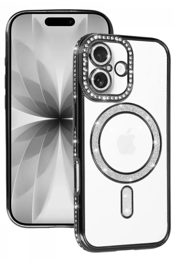 Apple iPhone 17 Joke Simli Magneticsafe Kılıf - Siyah
