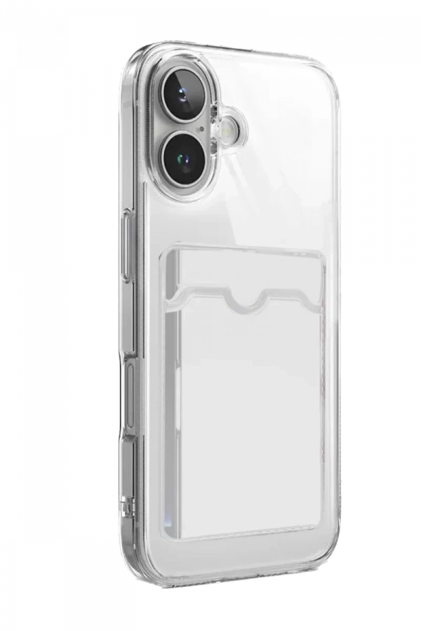 Apple iPhone 17 Kart Şeffaf Silikon - Şeffaf