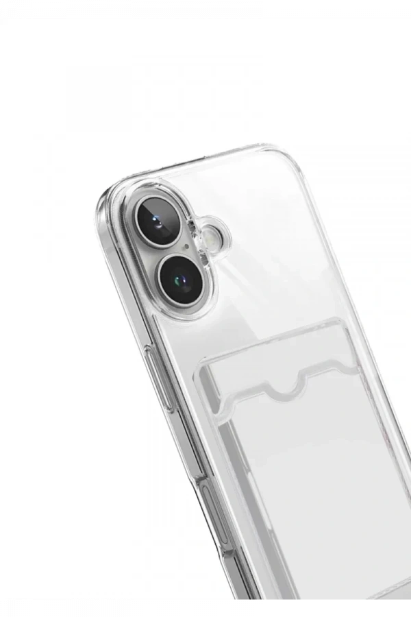 Apple iPhone 17 Kart Şeffaf Silikon - Şeffaf