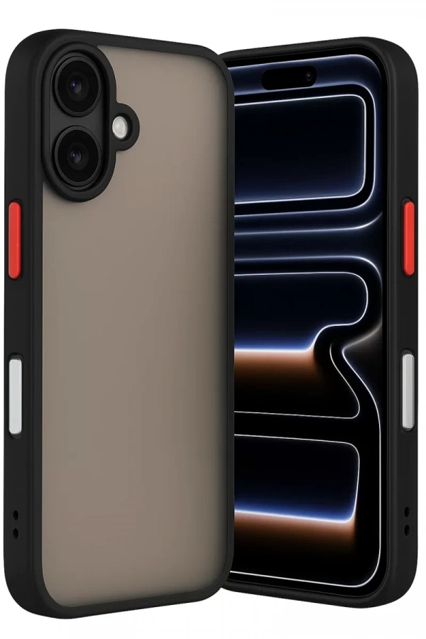 Apple iPhone 17 Kılıf Montreal Silikon Kapak - Siyah