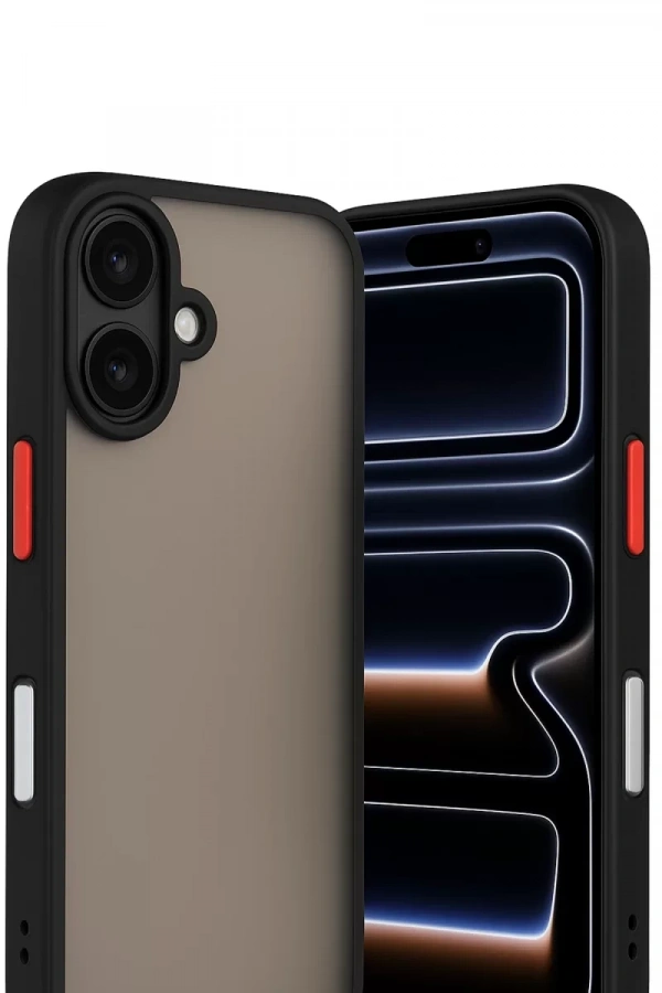 Apple iPhone 17 Kılıf Montreal Silikon Kapak - Siyah