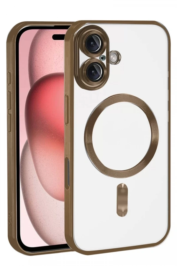 Apple iPhone 17 Kross Magneticsafe Kapak - Çöl Titanyum