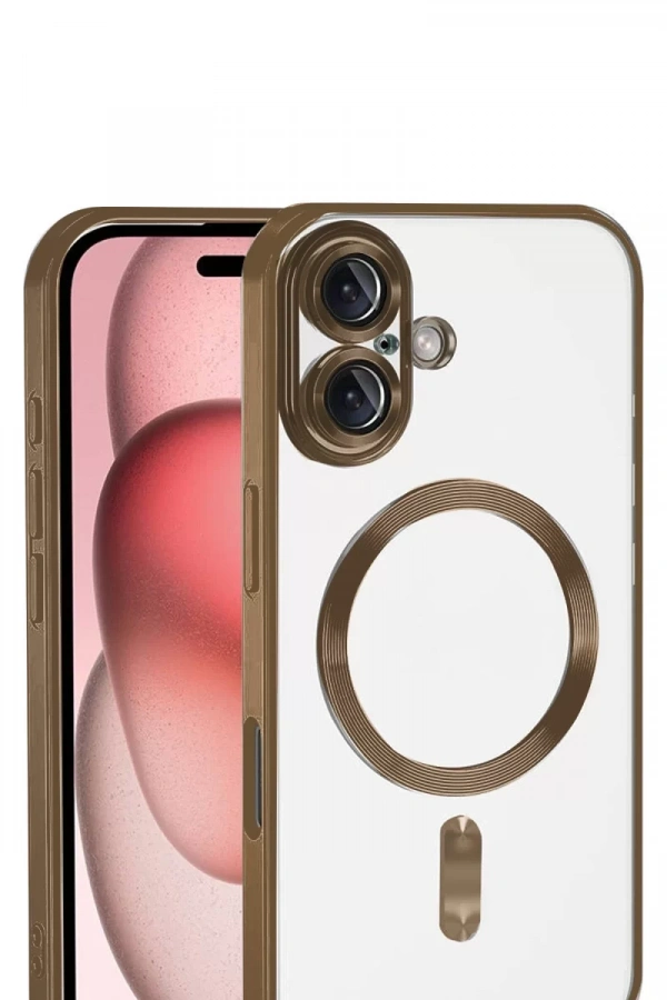 Apple iPhone 17 Kross Magneticsafe Kapak - Çöl Titanyum