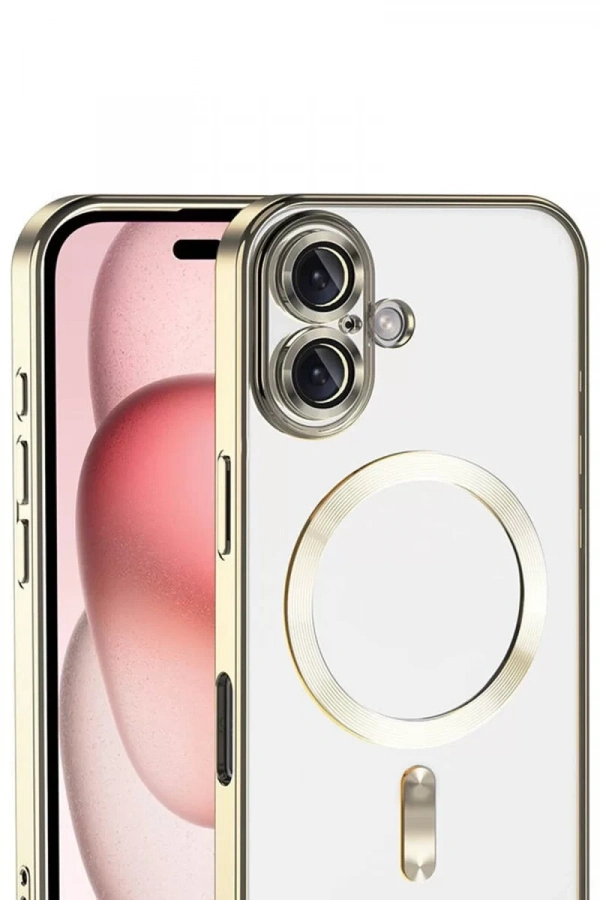 Apple iPhone 17 Kross Magneticsafe Kapak - Gold