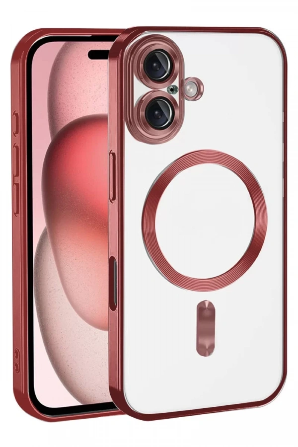 Apple iPhone 17 Kross Magneticsafe Kapak - Kırmızı
