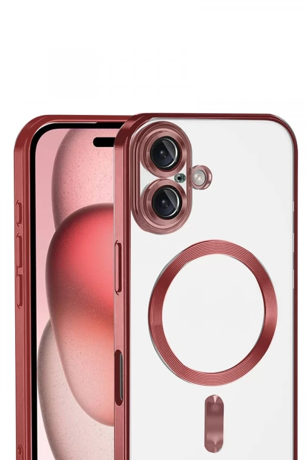 Apple iPhone 17 Kross Magneticsafe Kapak - Kırmızı