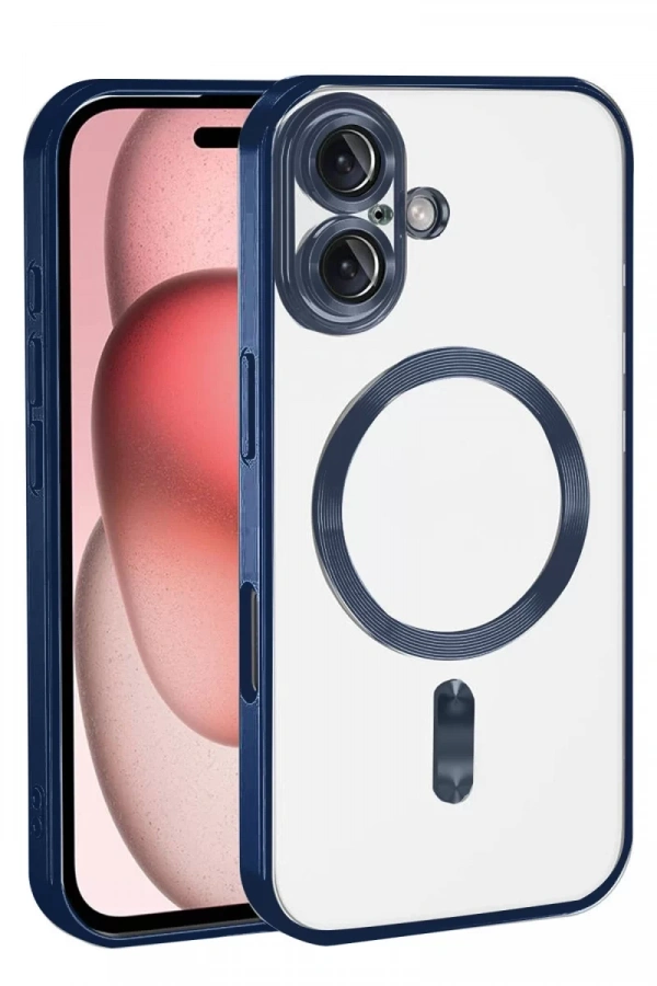 Apple iPhone 17 Kross Magneticsafe Kapak - Lacivert