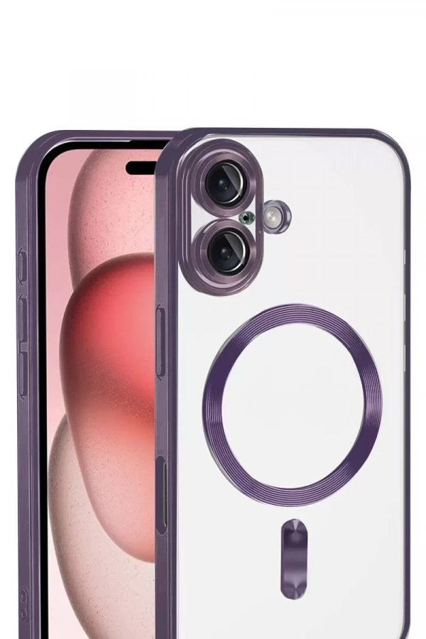 Apple iPhone 17 Kross Magneticsafe Kapak - Mor