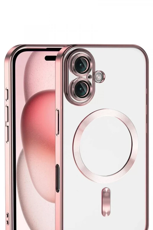 Apple iPhone 17 Kross Magneticsafe Kapak - Rose
