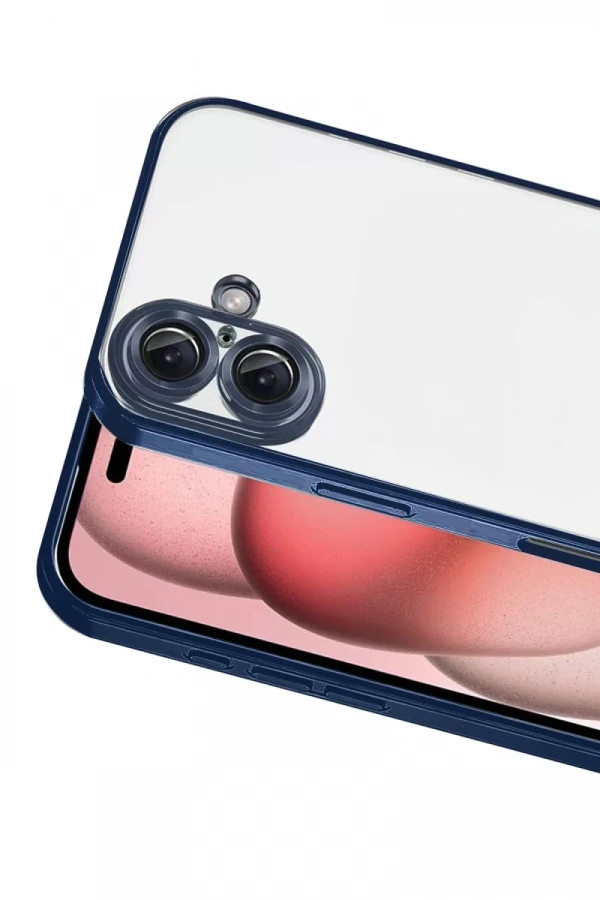 Apple iPhone 17 Lensli Silikon - Lacivert