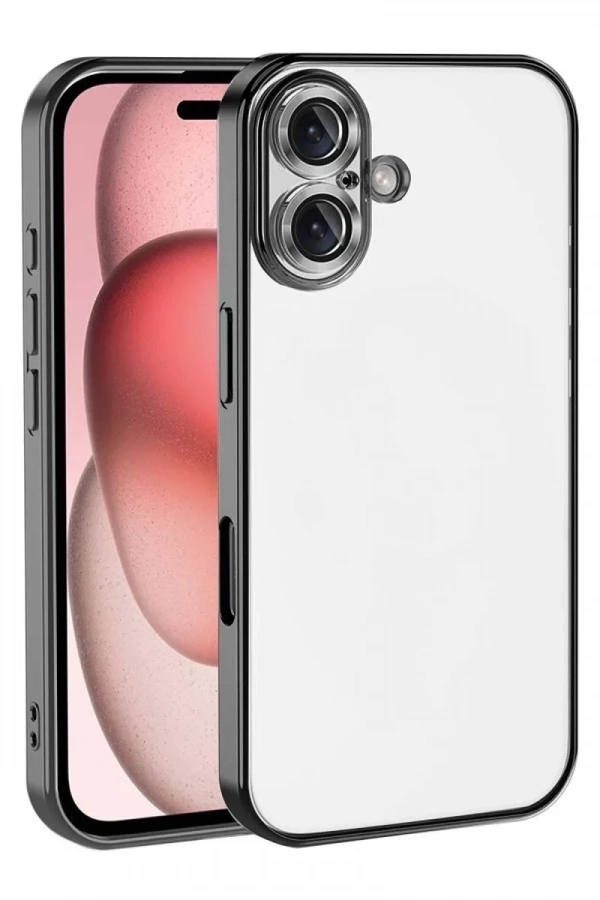 Apple iPhone 17 Lensli Silikon - Siyah