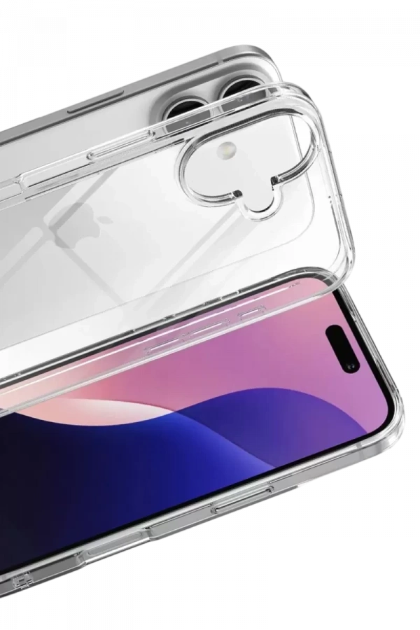 Apple iPhone 17 Lüx Şeffaf Silikon - Şeffaf