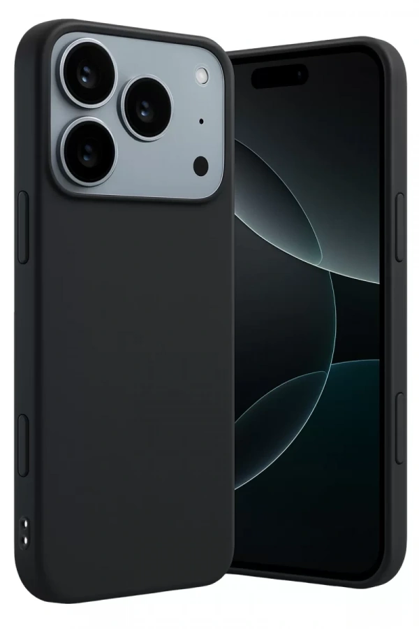 Apple iPhone 17 Pro First Silikon - Siyah