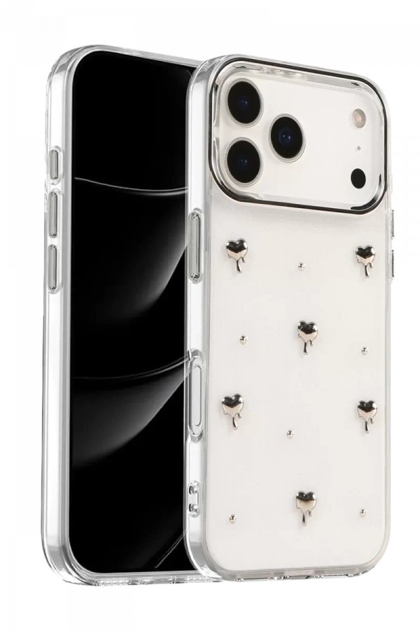 Apple iPhone 17 Pro Fiyonk Desenli Kapak - Desen 1