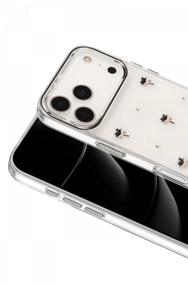Apple iPhone 17 Pro Fiyonk Desenli Kapak - Desen 1