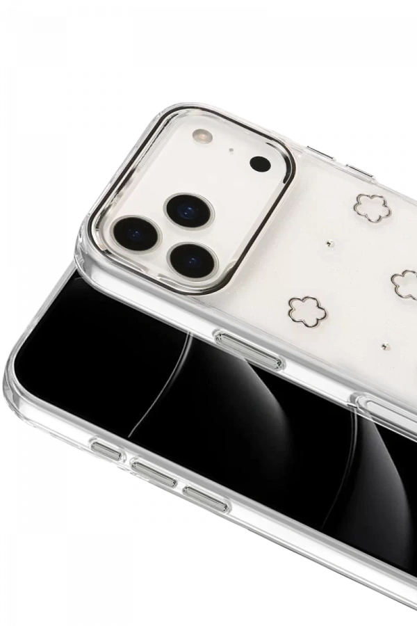 Apple iPhone 17 Pro Fiyonk Desenli Kapak - Desen 2