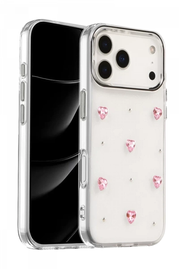 Apple iPhone 17 Pro Fiyonk Desenli Kapak - Desen 3